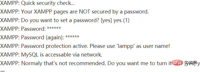 How to set an access password for phpmyadmin