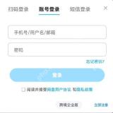 账号登录空白表单
