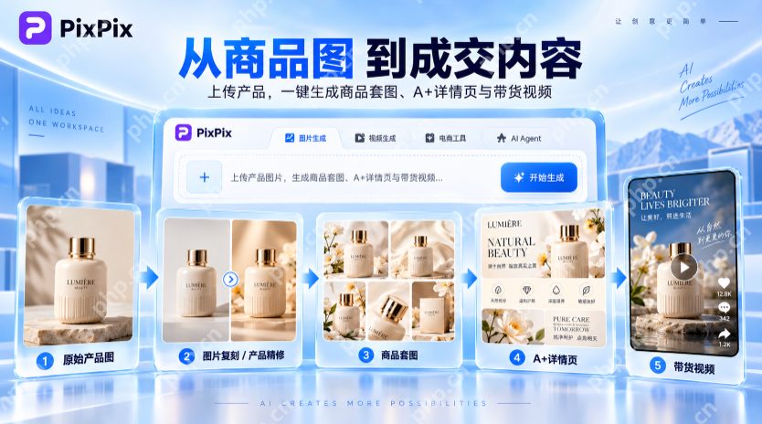 PixPix 中文官网入口 PixPix 在线AI作图官方网站 - php中文网