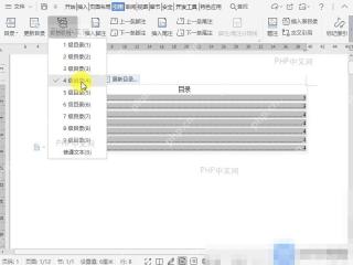 Word如何设置选择文档目录级别?设置效果