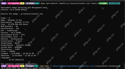 再次查询导出的 WIM