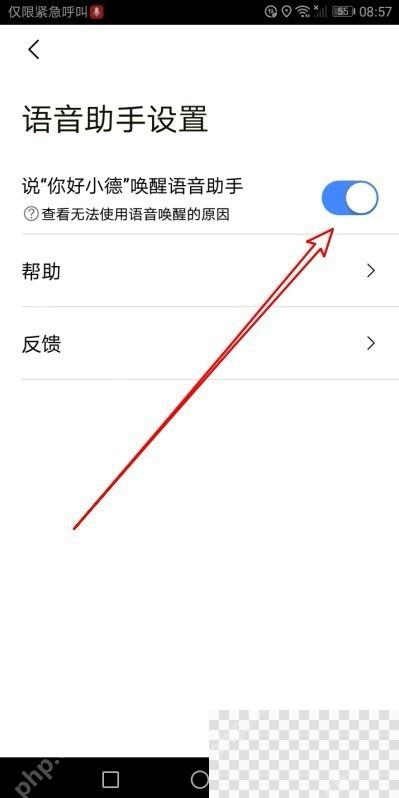 高德地图语音唤醒开关已打开