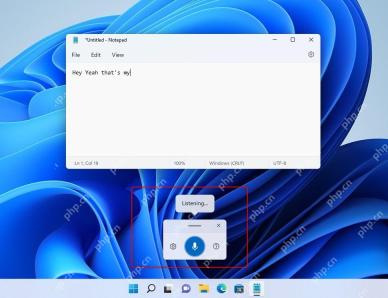 win11语音输入快捷键是什么_win11语音打字快捷键使用指南 - php中文网