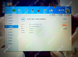 Windows 中文鲁大师内存信息页显示 16GB DDR4 2400MHz 和单条信息，证明怀疑内存不够用时还要补看内存详情页确认容量和规格