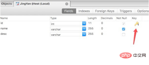 How to set primary key in mysql using command line