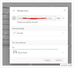 SharePoint给指定用户设置共享链接编辑权限