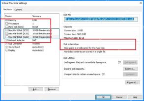 VMware Workstation Hard Disk 设置中显示 Disk space is preallocated