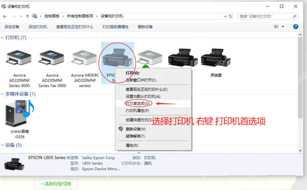 win10打印机怎么清洗墨头_win10打印机维护与喷头清洗操作说明 - php中文网