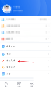 个人所得税App个人中心的意见反馈入口