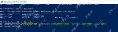 Windows PowerShell 使用 Remove-PhysicalDisk 从存储池移除已退役旧硬盘