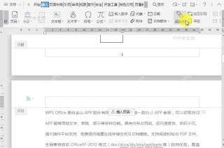 WPS如何在文档页码中插入自动图文集？中间操作