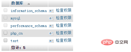 phpmyadmin 예비 사용법 튜토리얼