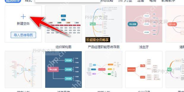 WPS思维导图编辑界面,显示完整的思维导图结构,其中一条分支连线被高亮选中,周围出现选中框或控制点