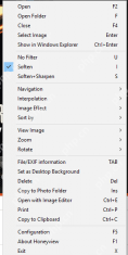 Honeyview 5.29 英文右键菜单靠下位置显示 Copy to Clipboard 与 Ctrl+C,旁边另列 Copy to Photo Folder