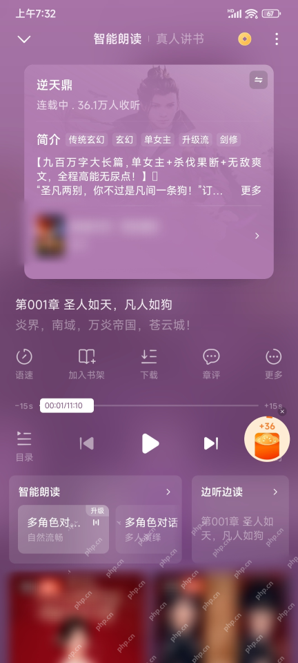 番茄小说听书播放器章节入口_番茄免费小说怎么设置播放列表_番茄免费小说听书播放列表管理指南 - php中文网