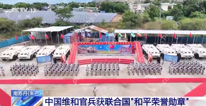 700名中国维和官兵荣获“和平荣誉勋章” - php中文网