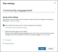 Microsoft Planner开启任务邮件提醒