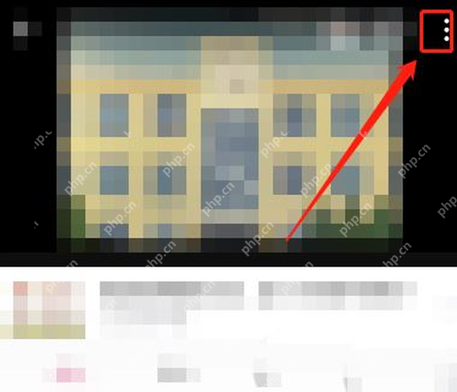 哔哩哔哩视频播放器全屏与更多菜单入口