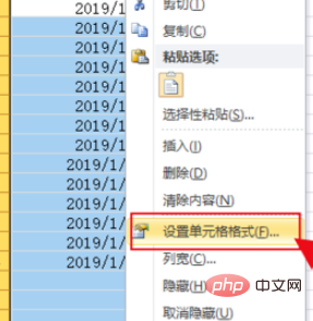 How to format date in excel into yyyy-mm-dd format