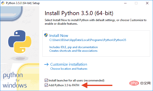 How to install python interpreter