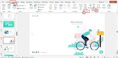 PowerPoint 插入选项卡里的文本组和对象按钮入口