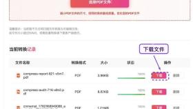 PDF压缩下载压缩后的PDF并检查