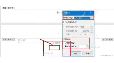 Word 文档页脚区域显示页码效果,服务于检查页码样式结果步骤