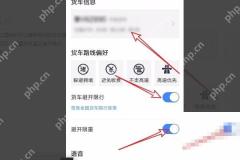 百度地图货车信息页填写车辆信息并设置避限行限重