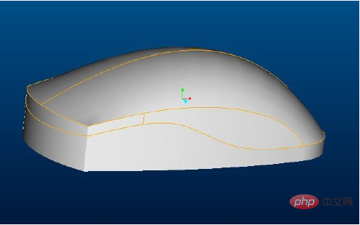 What are the detailed steps for drawing a mouse in ProE?