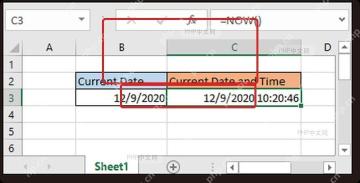 Excel 设置为日期时间格式后的完整显示效果