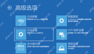 win10怎么恢复上次正确配置_win10启动故障恢复选项与适用条件 - php中文网