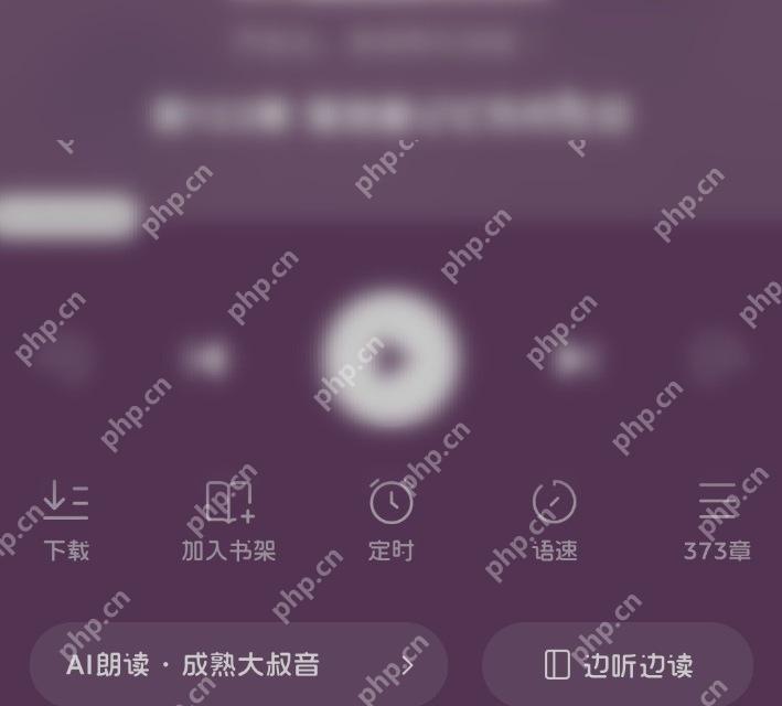 番茄免费小说听书播放器语速设置入口