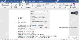 Word 比较结果中显示具体增删改差异的正文标记