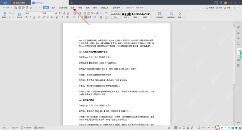 WPS 文字引用选项卡显示脚注和尾注工具