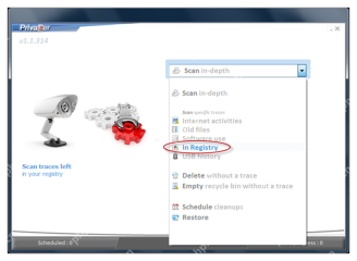 PrivaZer怎么清理Windows使用痕迹