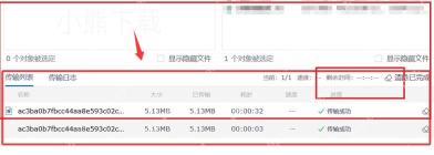 ToDesk Windows 文件传输窗口高亮传输列表和传输成功状态