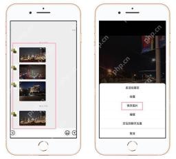 微信聊天图片预览页里的保存图片菜单