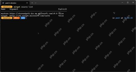 Win11怎么修复WinGet软件源异常_重建源配置与验证步骤