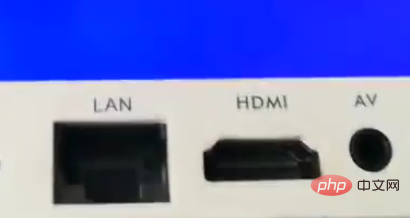 Whats wrong with the no signal display when the TV is turned on?