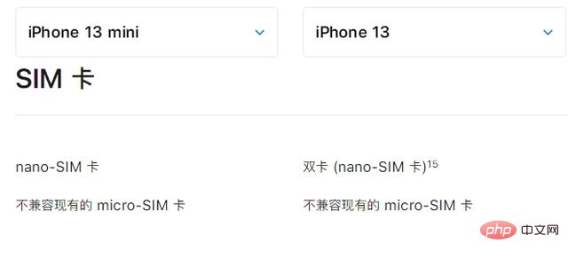 iphone13 mini是雙卡還是單卡