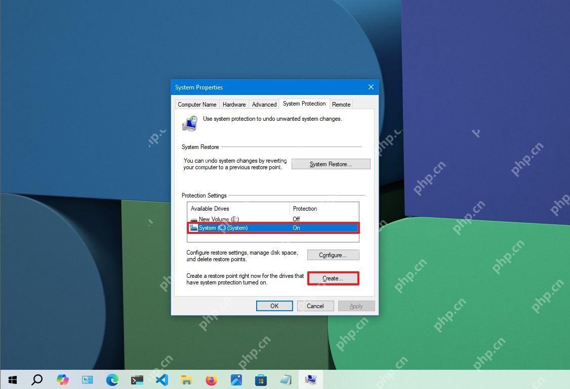 win10系统保护设置在哪里_win10系统保护功能入口指南 - php中文网