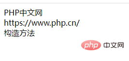 Quelle est la fonction de la méthode constructeur en php