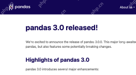 Pandas 官方博客发布 pandas 3.0 released 文章证明 3.0 主版本上线