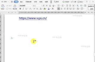 WPS如何取消自动设置超链接?中间操作