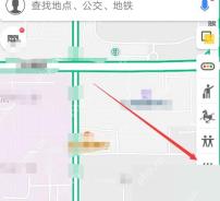 高德地图地图页右侧打车入口