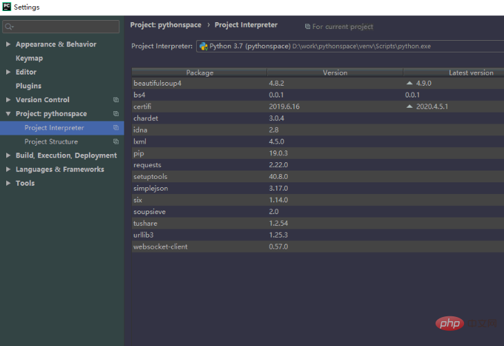 Comment installer le sélénium dans pycharm