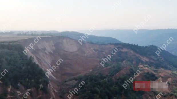 陕西旬邑发生黄土塬边垮塌,一村民失联 - php中文网