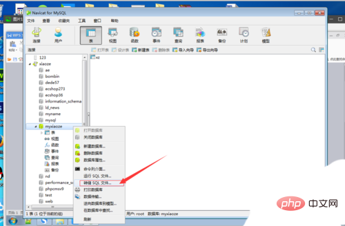 navicat怎麼匯出整個資料庫