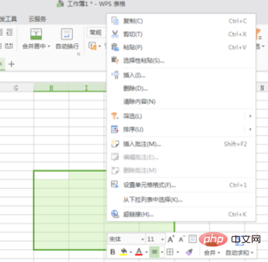 Where to set excel borders and shading