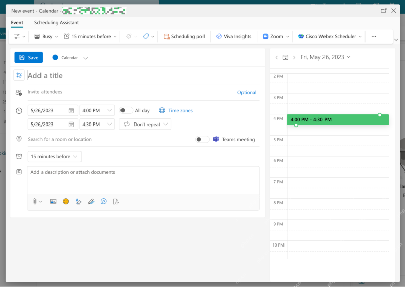 Microsoft365Outlook怎样智能管理日程安排
